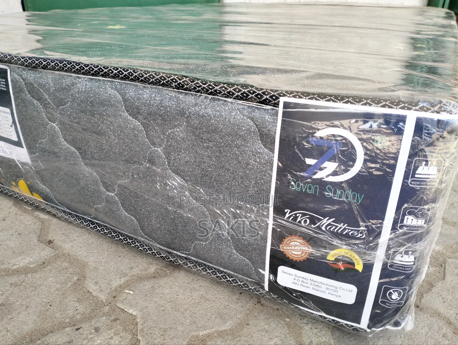 Historic! 5 by 6 Vivo Fibre Heavy Duty 8inch Mattresses