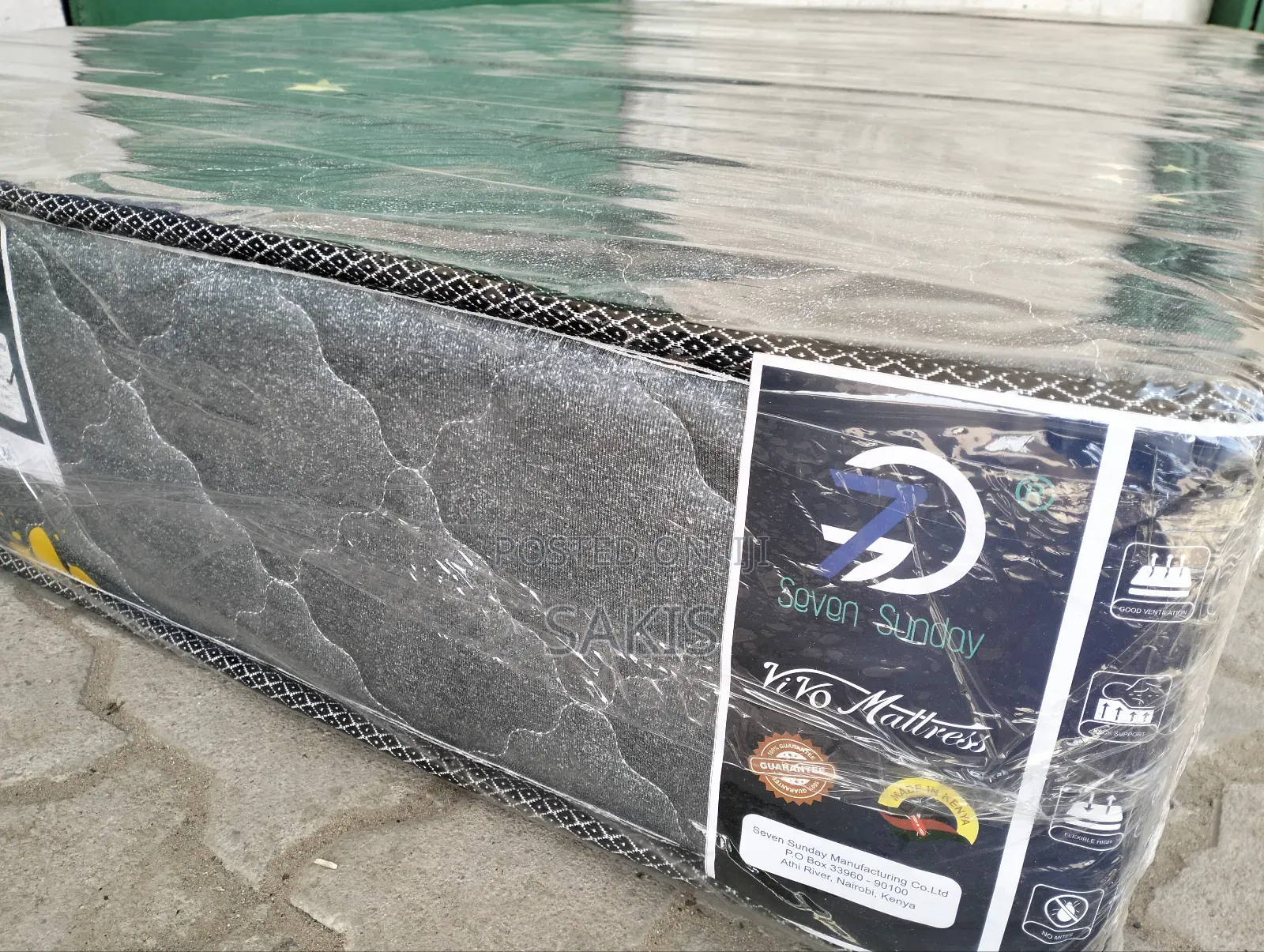 Historic! 5 by 6 Vivo Fibre Heavy Duty 8inch Mattresses