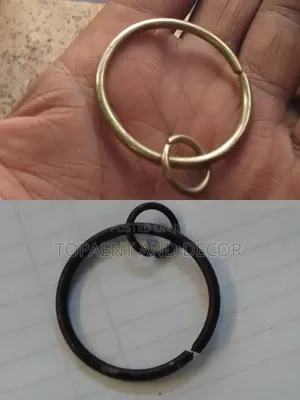 Round Metallic Curtain Rings