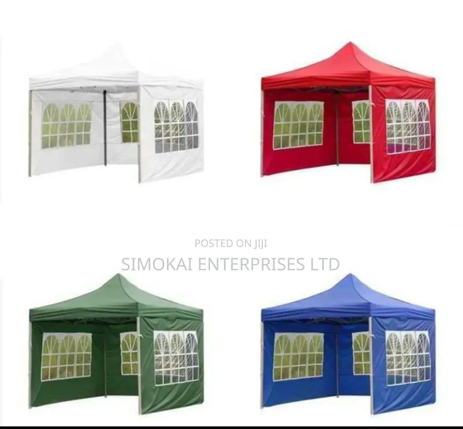 Assorted Colors Gazebo Tents With Windows