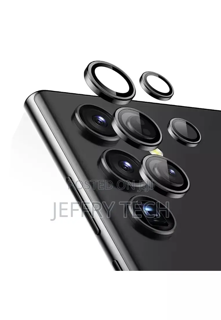 Samsung S24 Ultra Camera Lens Screen Protector (5 Pcs) (Blac