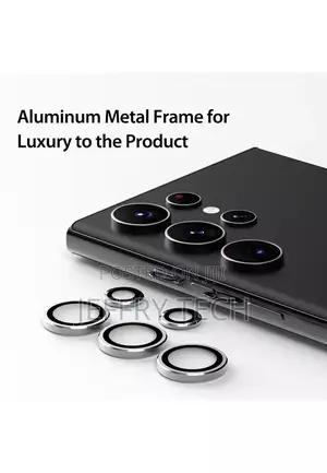 Samsung S24 Ultra Camera Lens Screen Protector (5 Pcs) (Blac