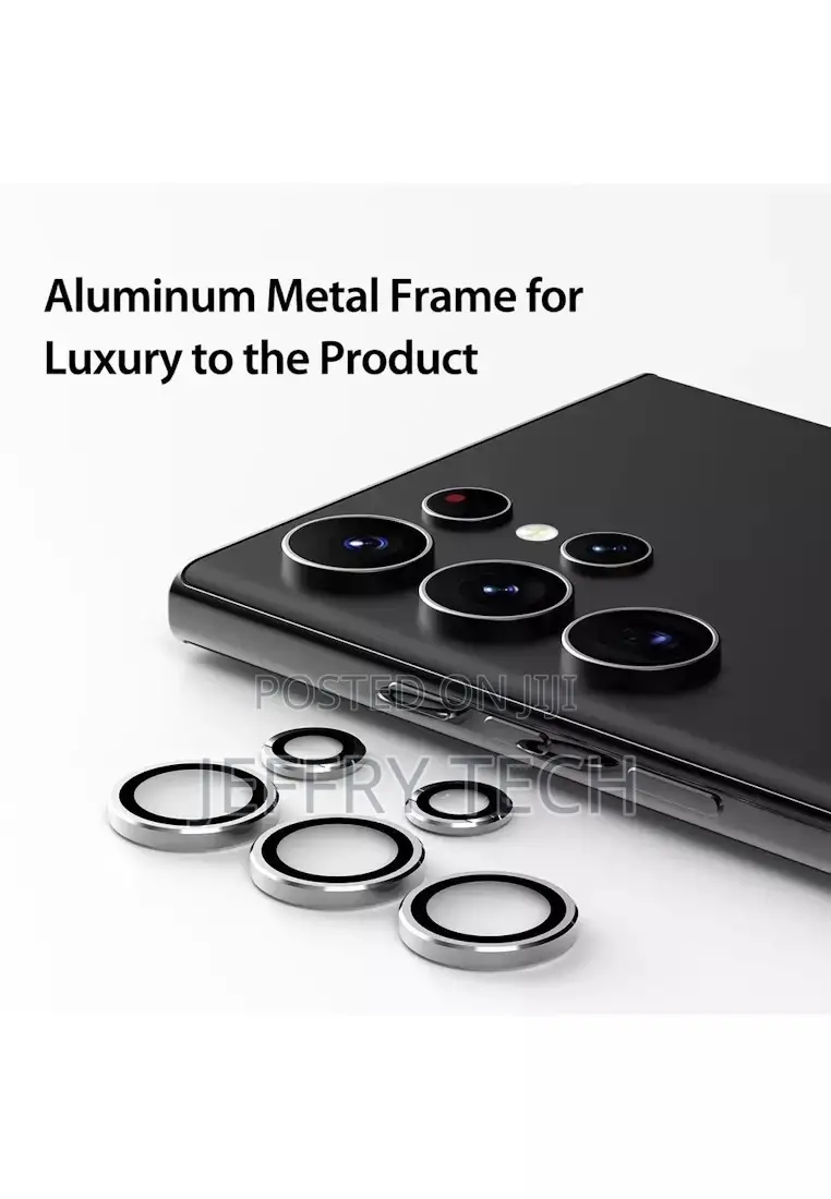 Samsung S24 Ultra Camera Lens Screen Protector (5 Pcs) (Blac