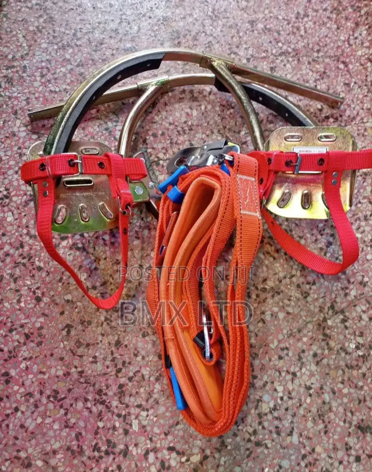 Climbers And Safety Herness