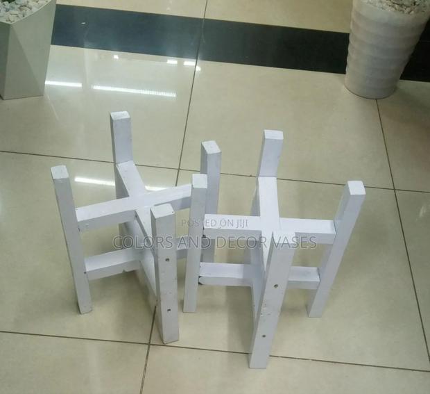 Plain White Stands Available - main view