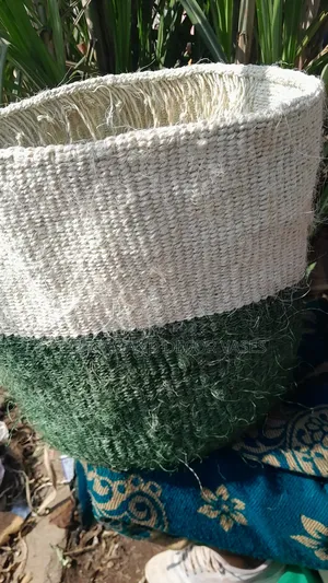 White and Green Baskets Available on Order