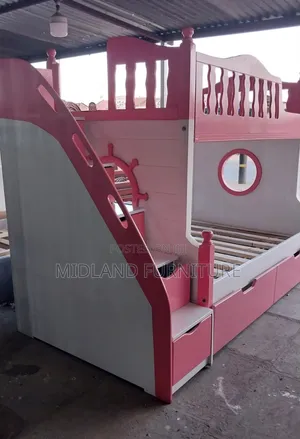 Children Double Decker With Stairs