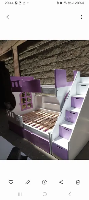 Children Double Decker With Stairs