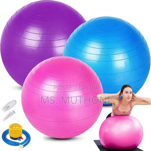 Anti-Burst Yoga Ball for Physical Fitness