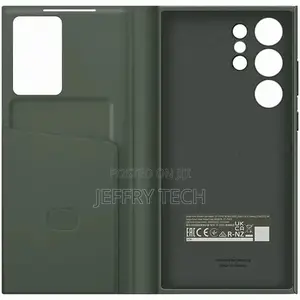 Samsung S23 Ultra Smart View Wallet Case Green