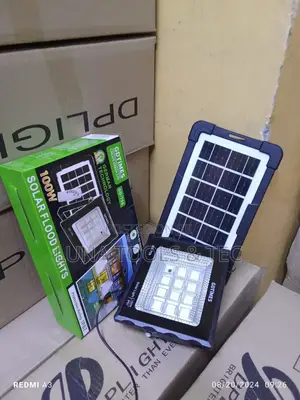 GD-756 Solar Lights Flood Lights and Solar Panels.