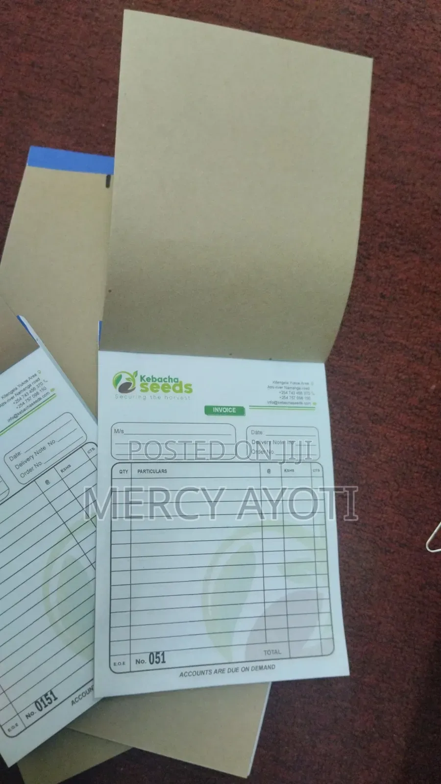 Receipt Book