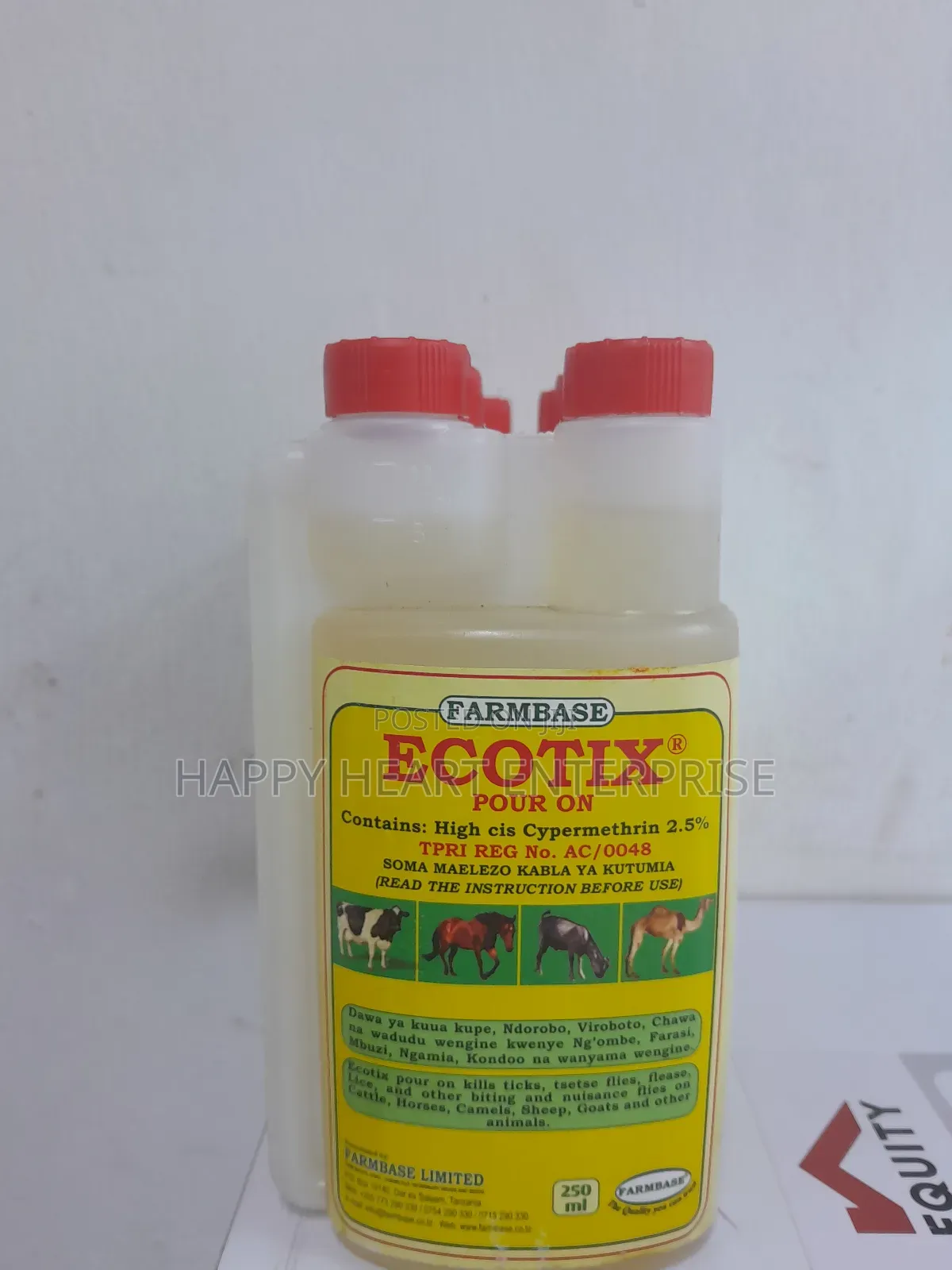 Ecotix Pour on Acaricide 250ml