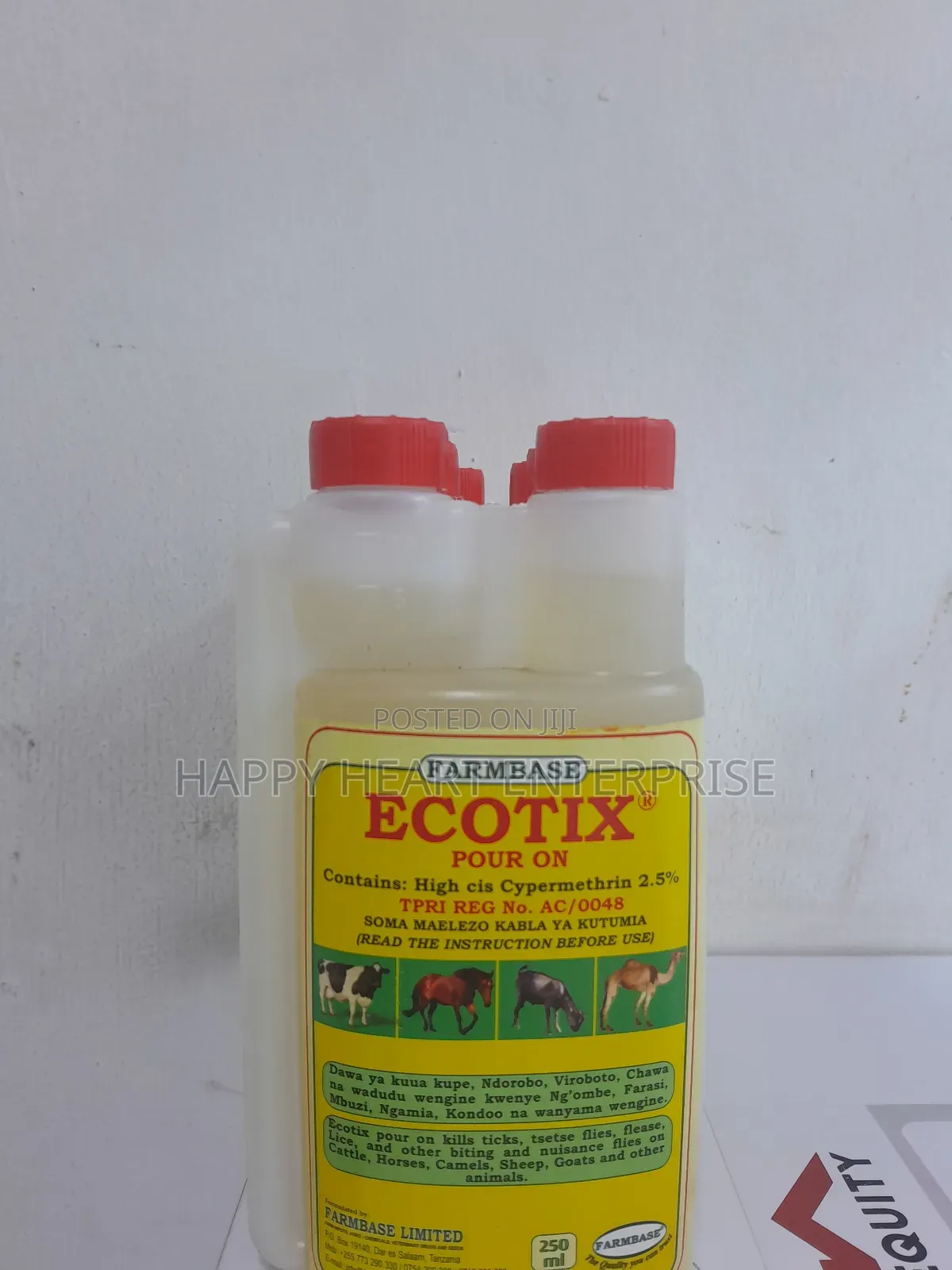 Ecotix Pour on Acaricide 250ml