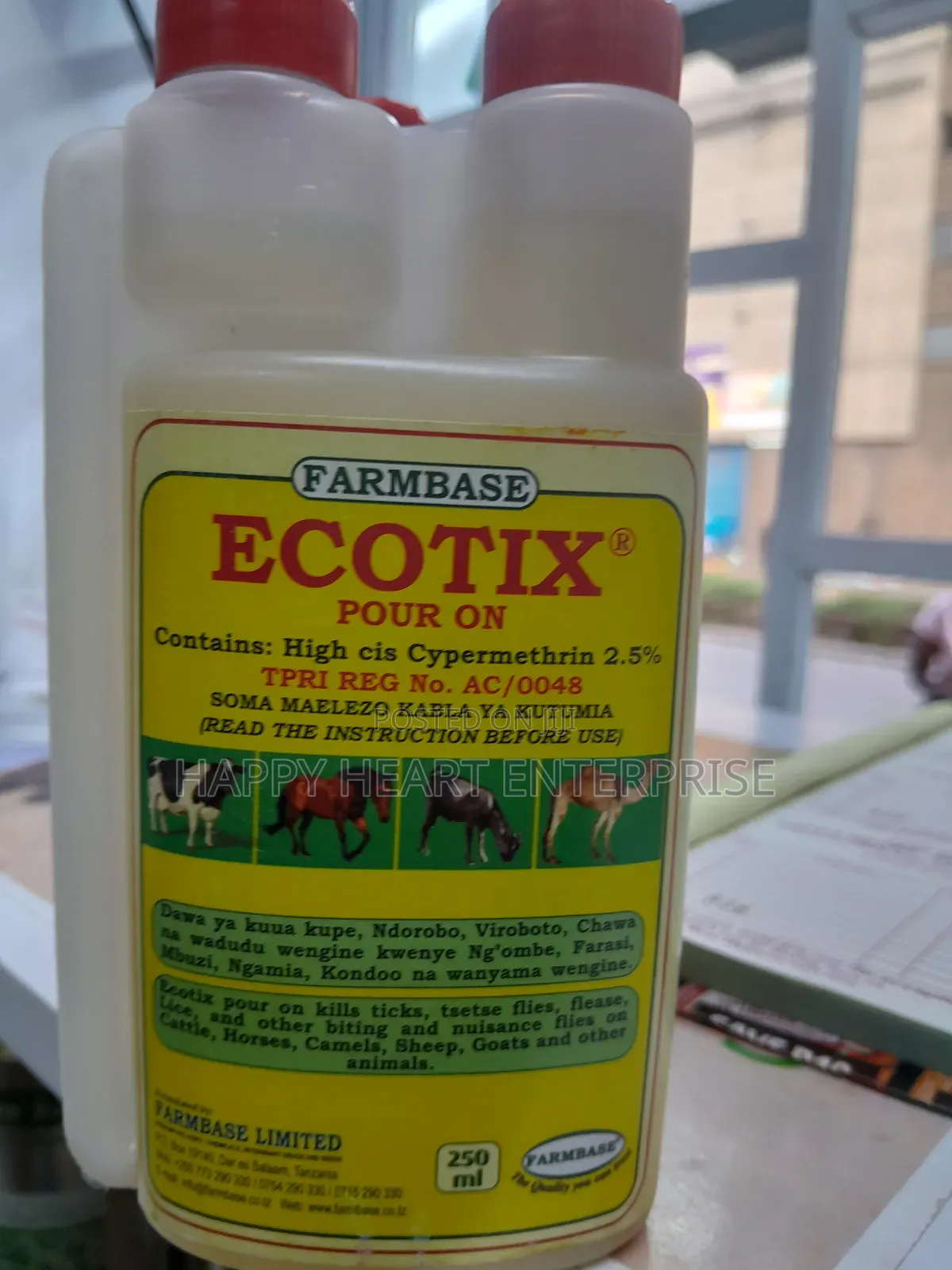 Ecotix Pour on Acaricide 250ml