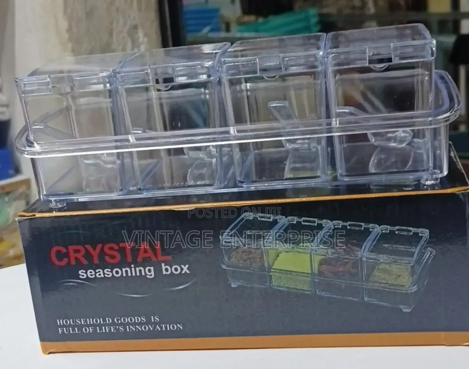 Seasoning Box , Crystal Seasoning Box