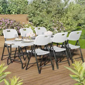Folding Chair, Ergonomic Swiveling Back Seat