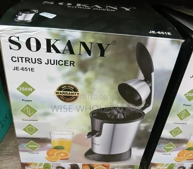 Sokany Quality Stainless Steel Citrus Juicer 400ml 350W √