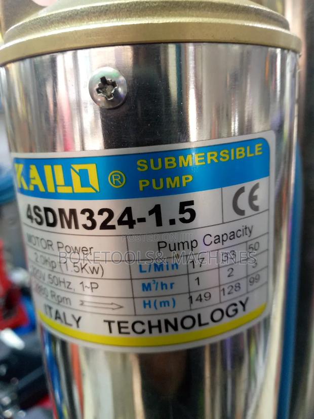2HP Kailo Submersible Electric Water Pump - main view
