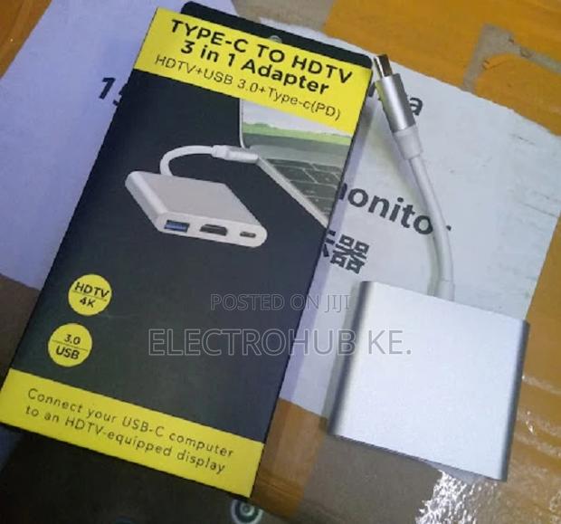 >Type C to HDMI 3 in 1 Adapter/Hub-2024 Best Quality - main view