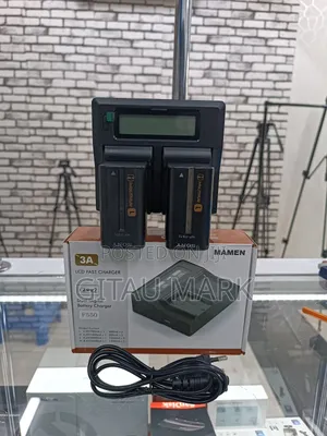 Mamen LCD Fast Charger for L Batteries NPF970,NPF770,NPF570