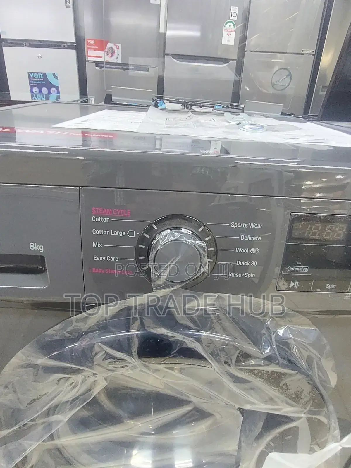 Latest LG F2V5PYP2T 8kg Optimal Washing Machine
