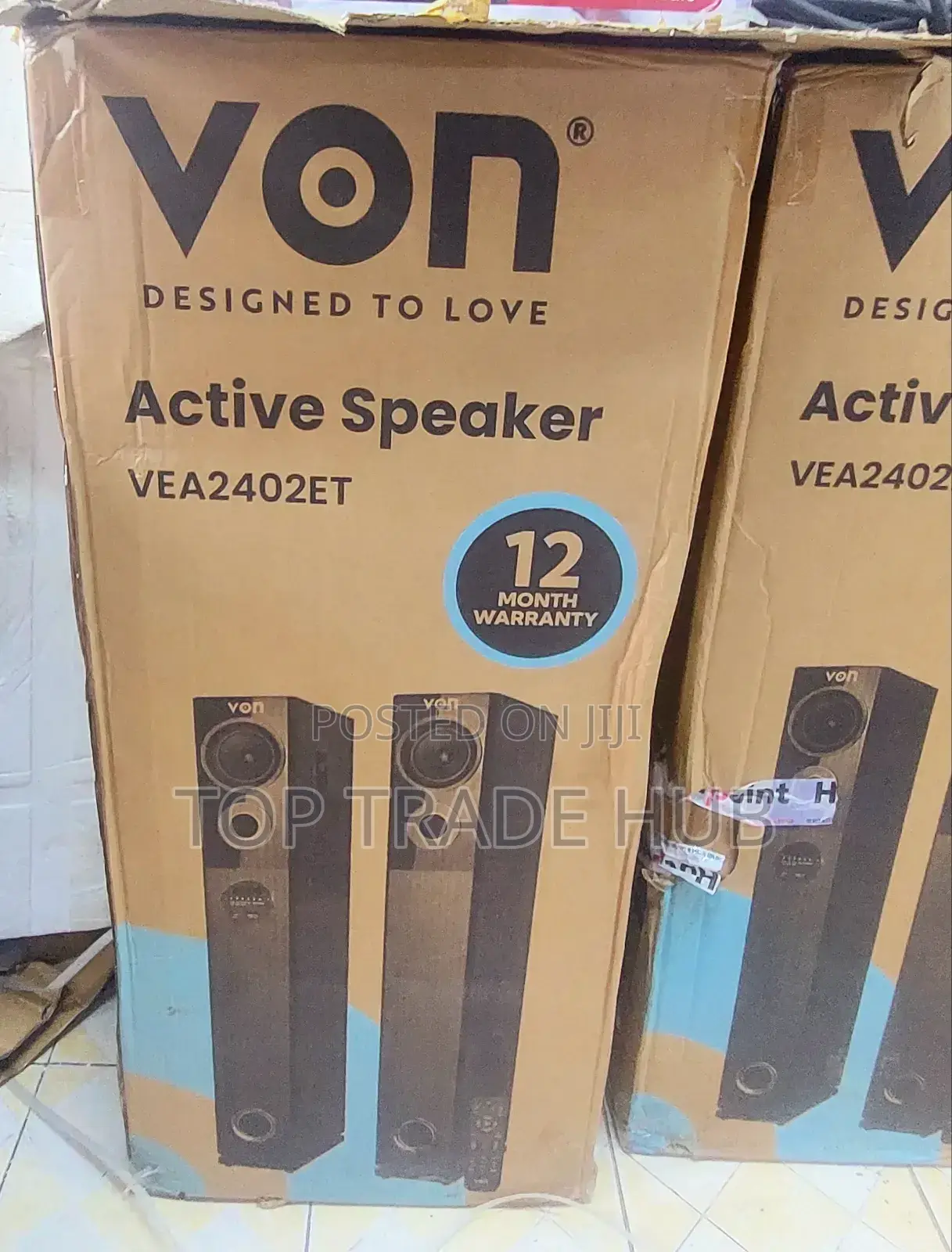 Von Hotpoint VEA2402ET Twin Active Speakers