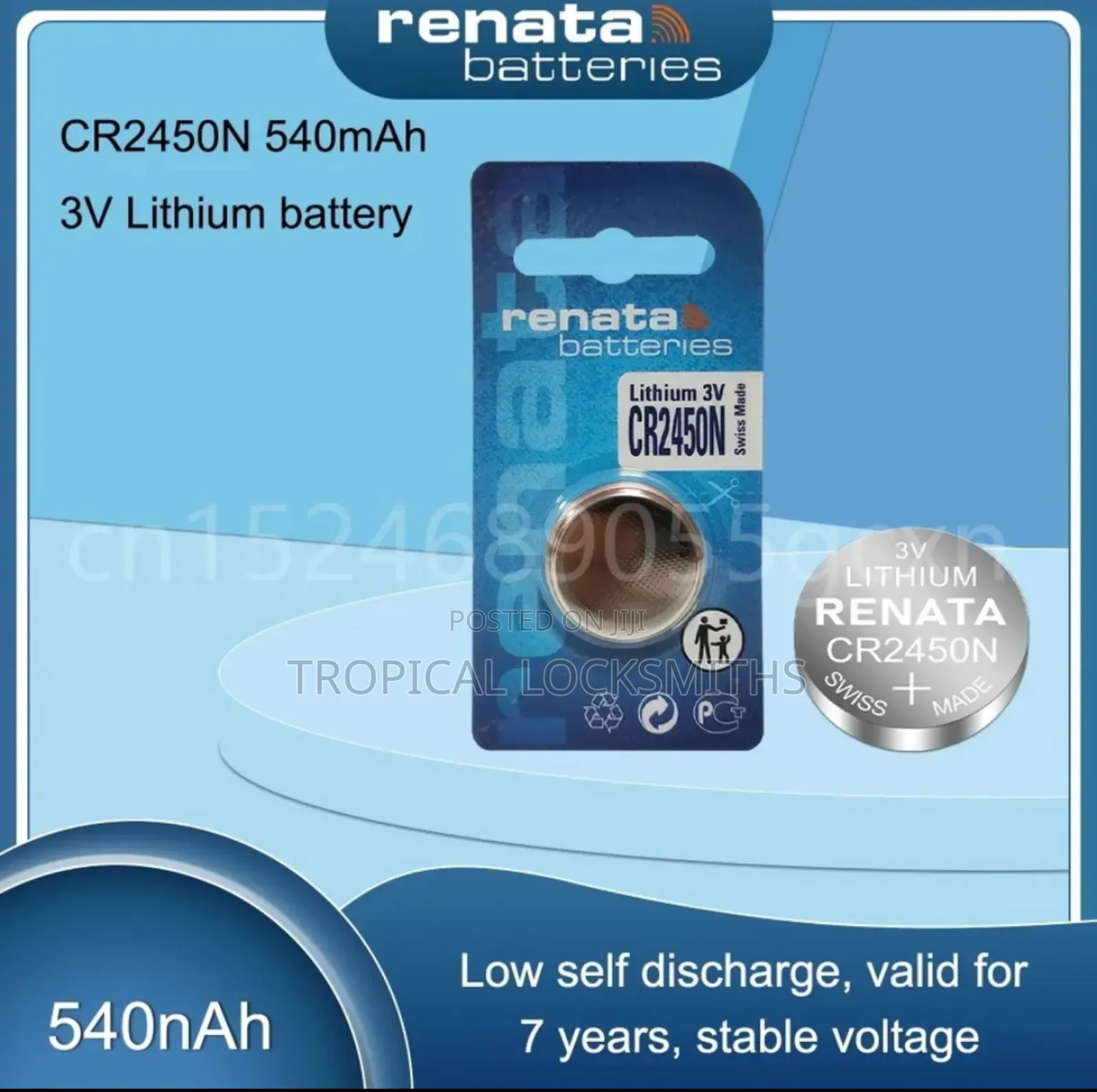 Cr 2450N/Cr 2477N Batteries