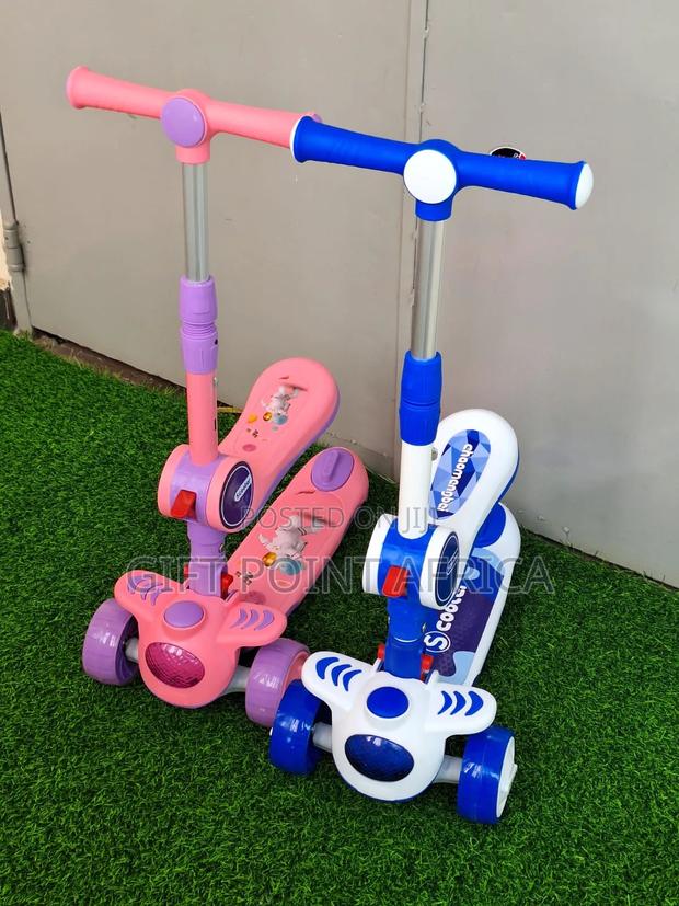 2 in 1 Kids Three Wheels Scooters - main view