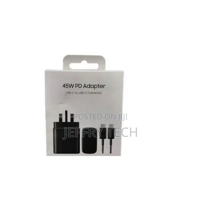 45 Pd Charger Adapter With USB Type C to Type C Cable