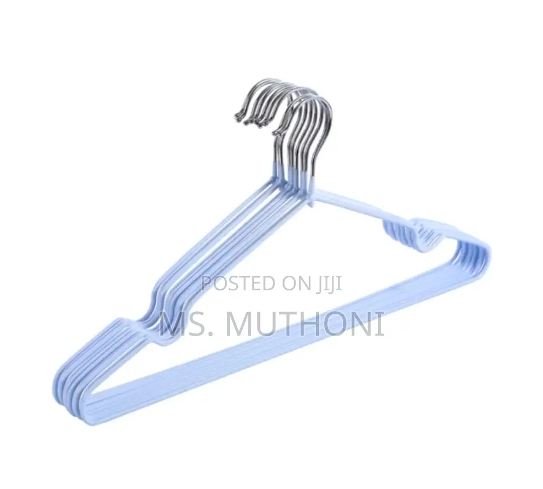 10pcs Clothes Hangers With Antislip Stainless Steel Hook.