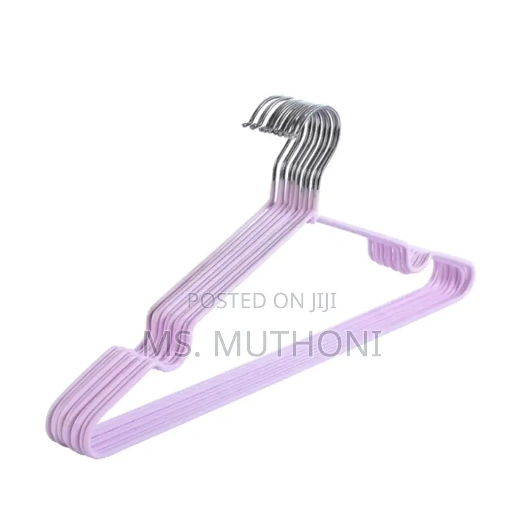 10pcs Clothes Hangers With Antislip Stainless Steel Hook.