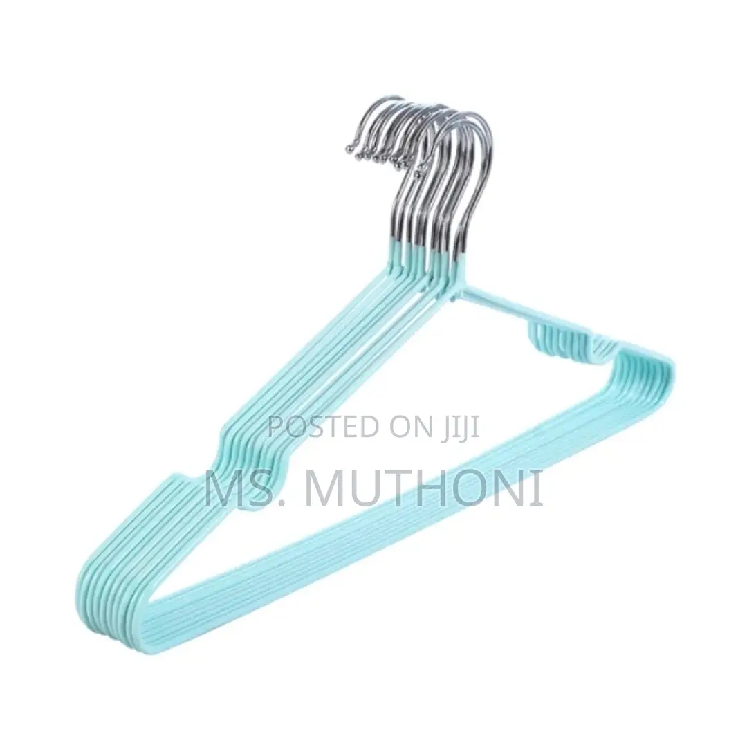 10pcs Clothes Hangers With Antislip Stainless Steel Hook.