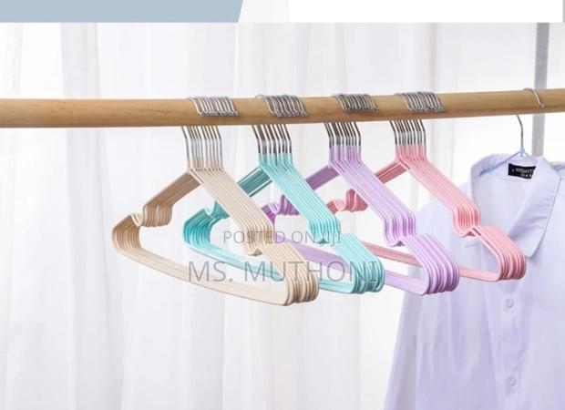 10pcs Clothes Hangers With Antislip Stainless Steel Hook. - thumbnail 7