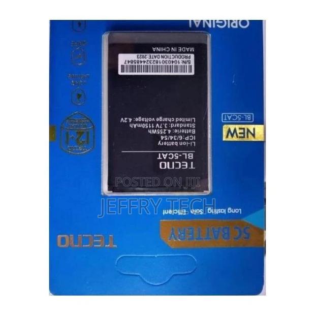 Tecno 5 C Battery - main view