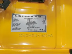Wasp 6.5kw / 7.5kva Gasoline Generator Keystart With Wheels
