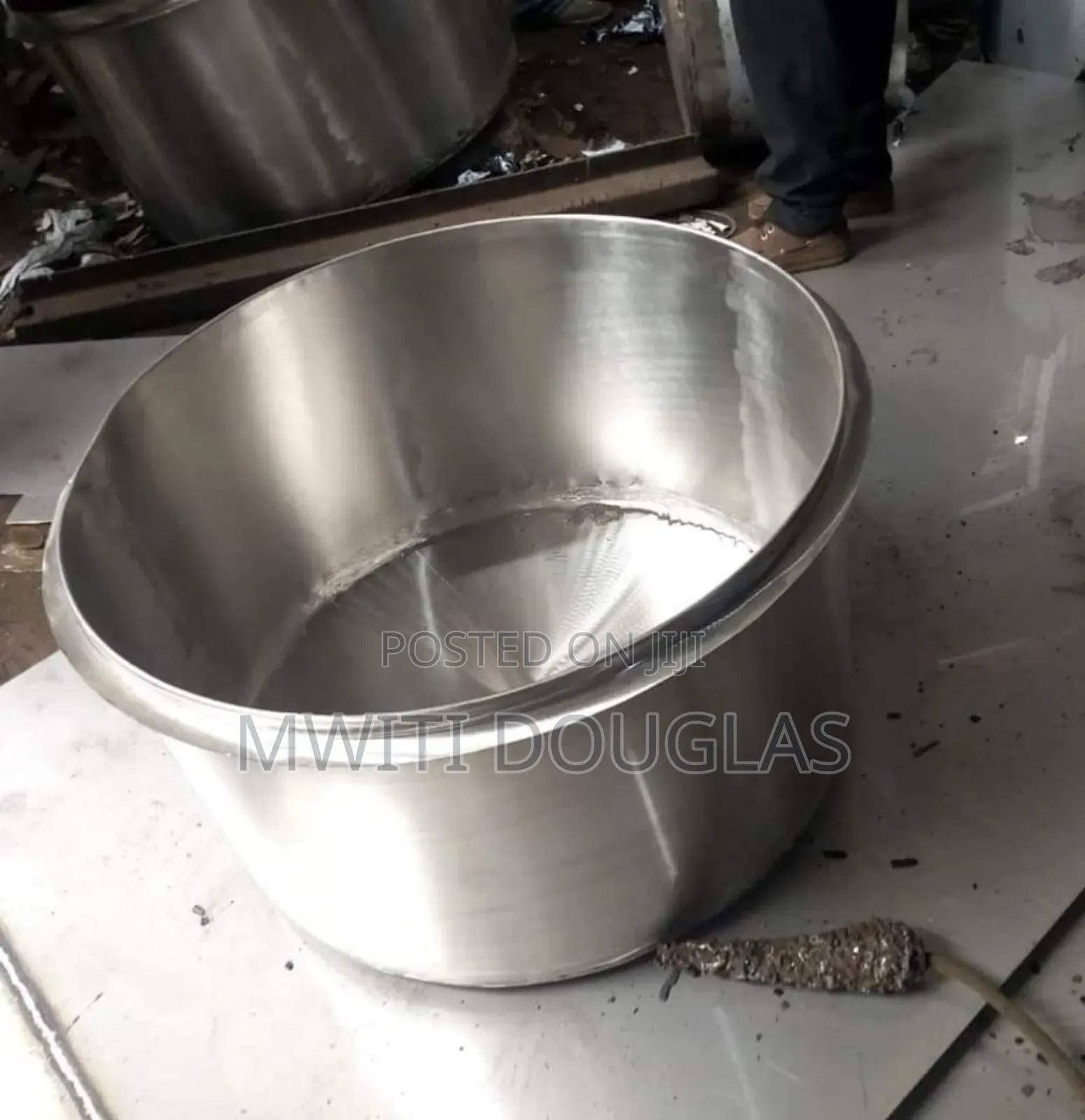 60 Liters Pure Stainless Steel Boiler/ Sufuria