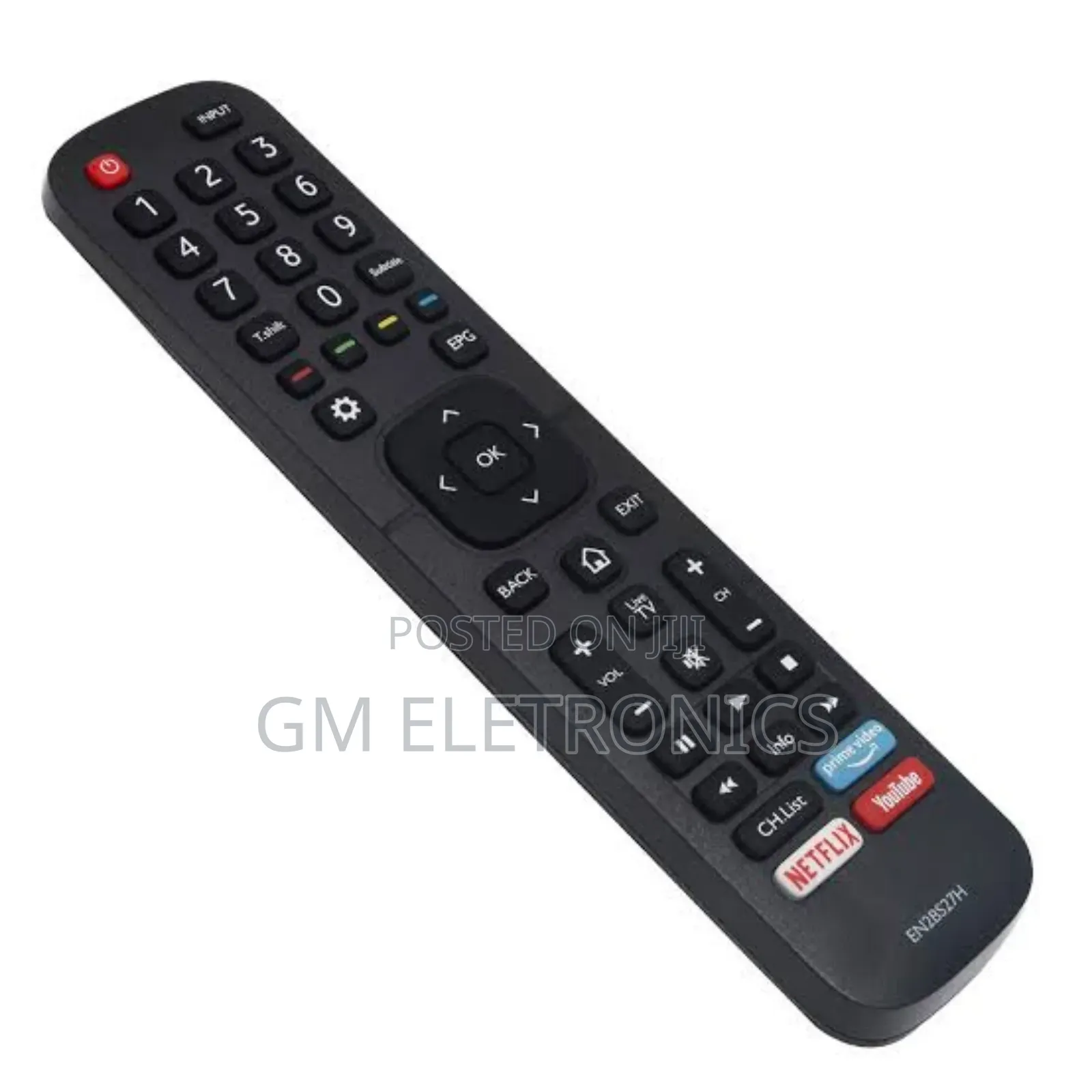 New Hisense Replacement Remote EN2BS27H For Smart Tv.(Black)
