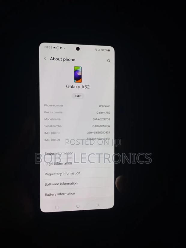 Samsung Galaxy A52 5G 128 GB Black - thumbnail 4