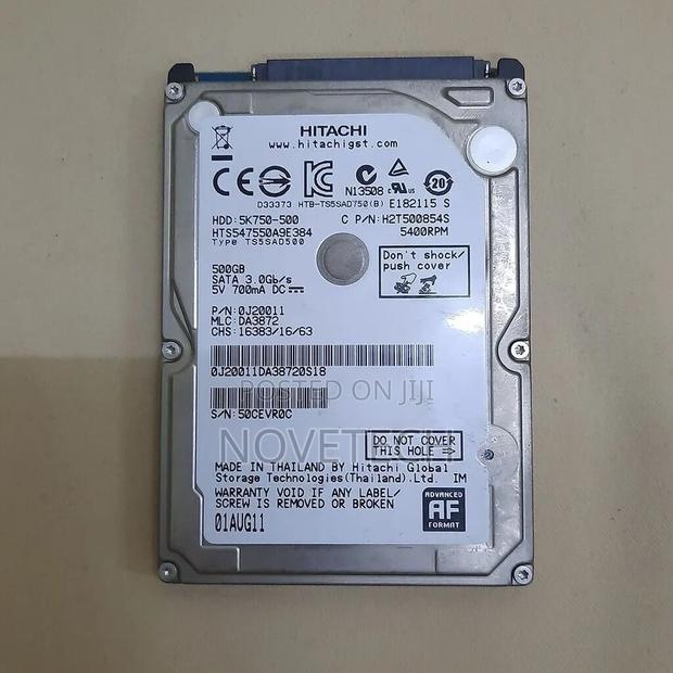 Slim 500GB 2.5" SATA Hard Drive Laptop