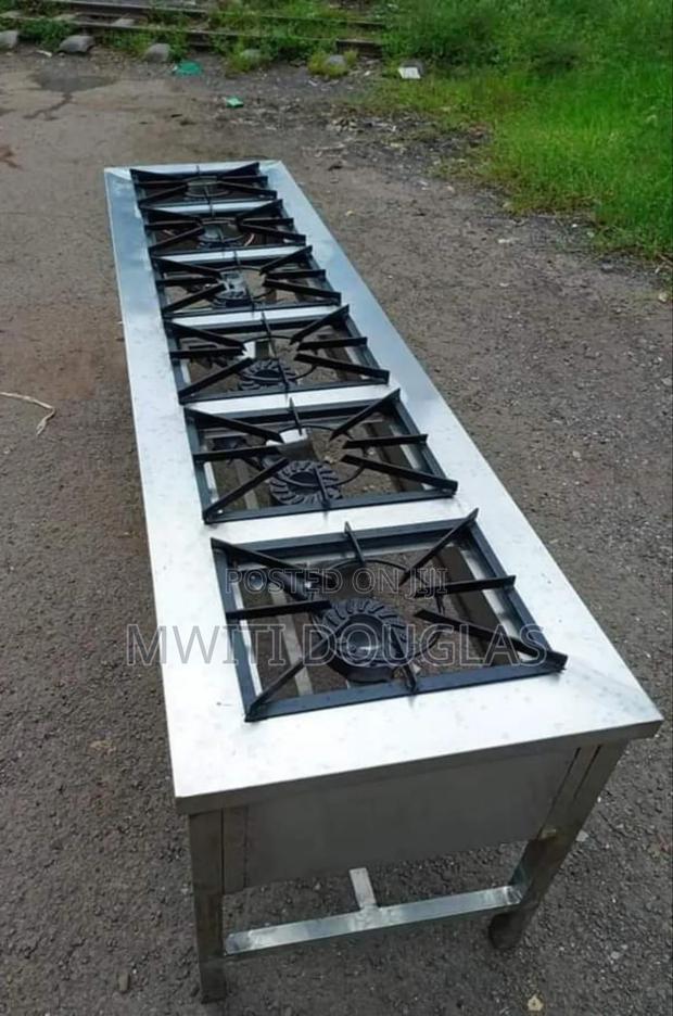 Top Ranked Modern Kitchen Stainless Six Burners Gas Cooker