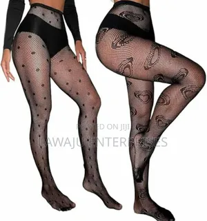 Patterned Fishnet Stockings