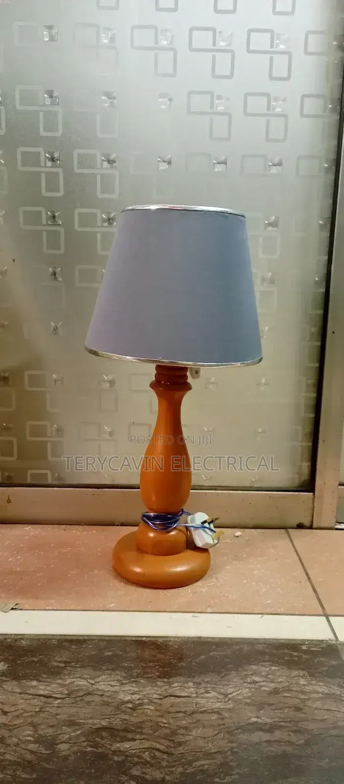 Wooden With Translucent Shades Table Lamps