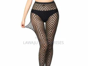 Stripped Fishnet Stockings