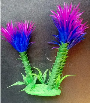 Purple With Pink Lash and Green Stem Artificial Plants