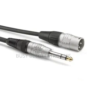 XLR Male to Monojack Cable 3m