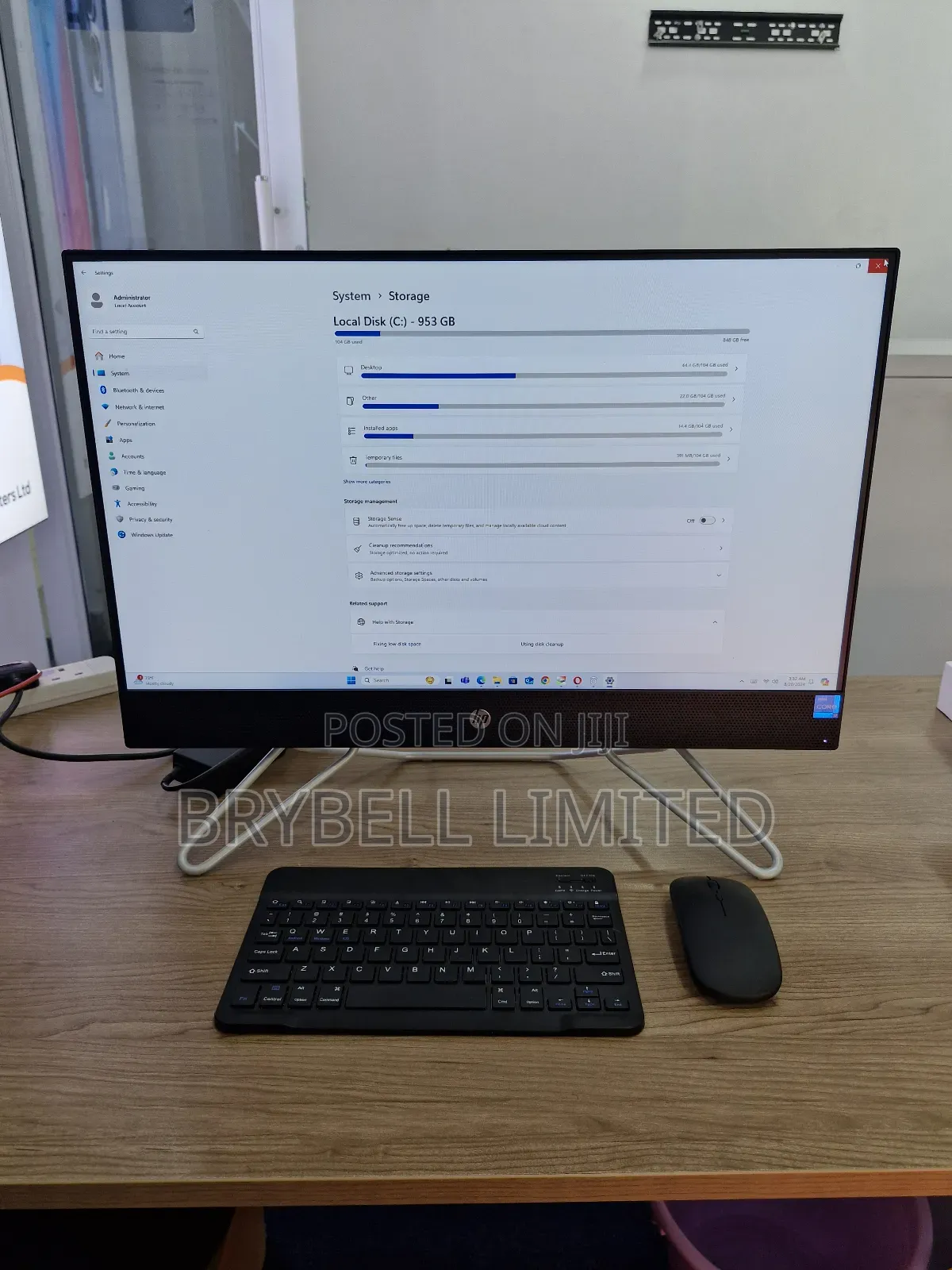 Desktop Computer HP AiO 24 16GB Intel Core I7 SSD 1T