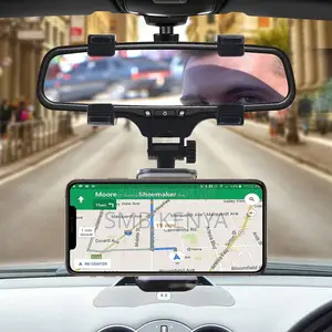 Car Rear View Mirror Phone Holder Bracket Universal