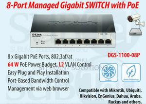 D-Link 8 Port Poe Gigabit Smart Managed Switch – DGS-F1100 - thumbnail 2