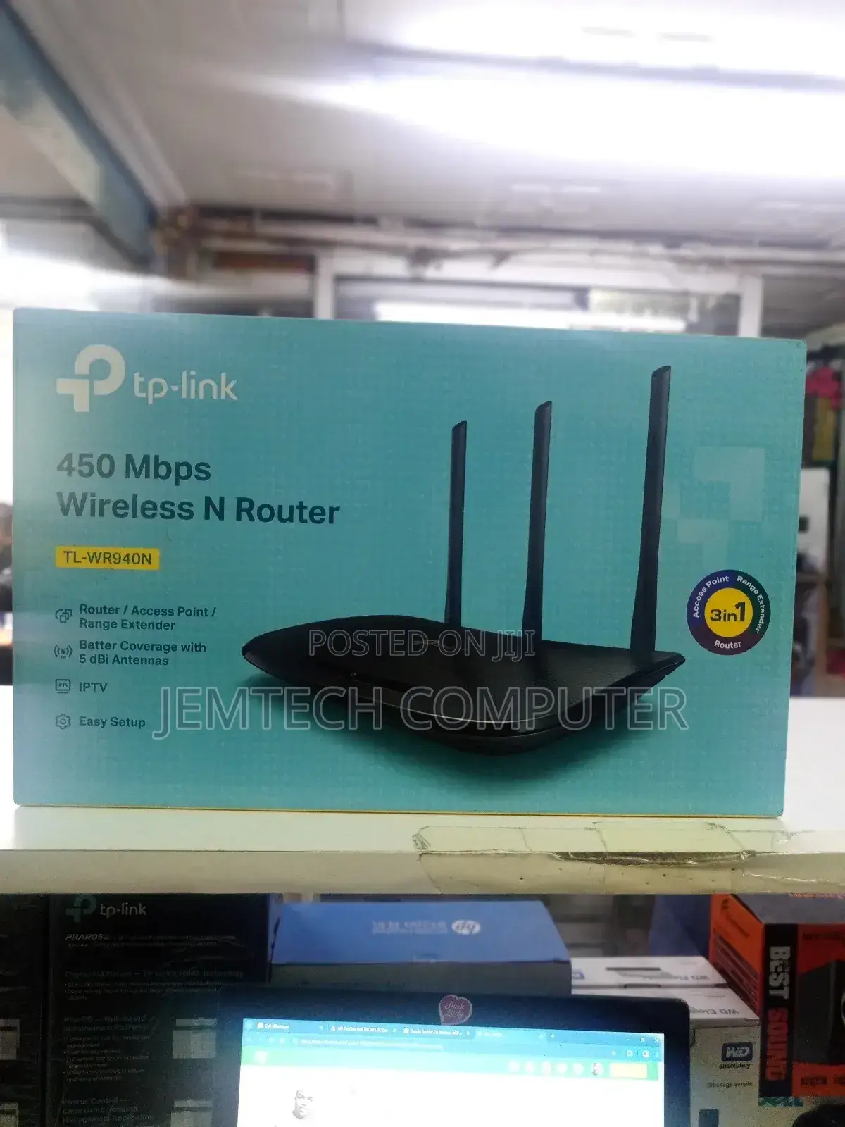 Tl-Wr940n-Tp-Link 450mbps Wireless N Router^